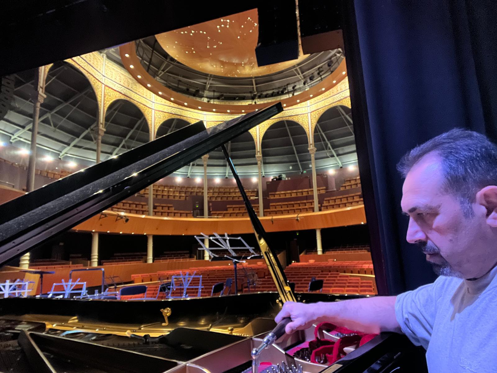 Afinación de piano en Albacete (Teatro Circo)